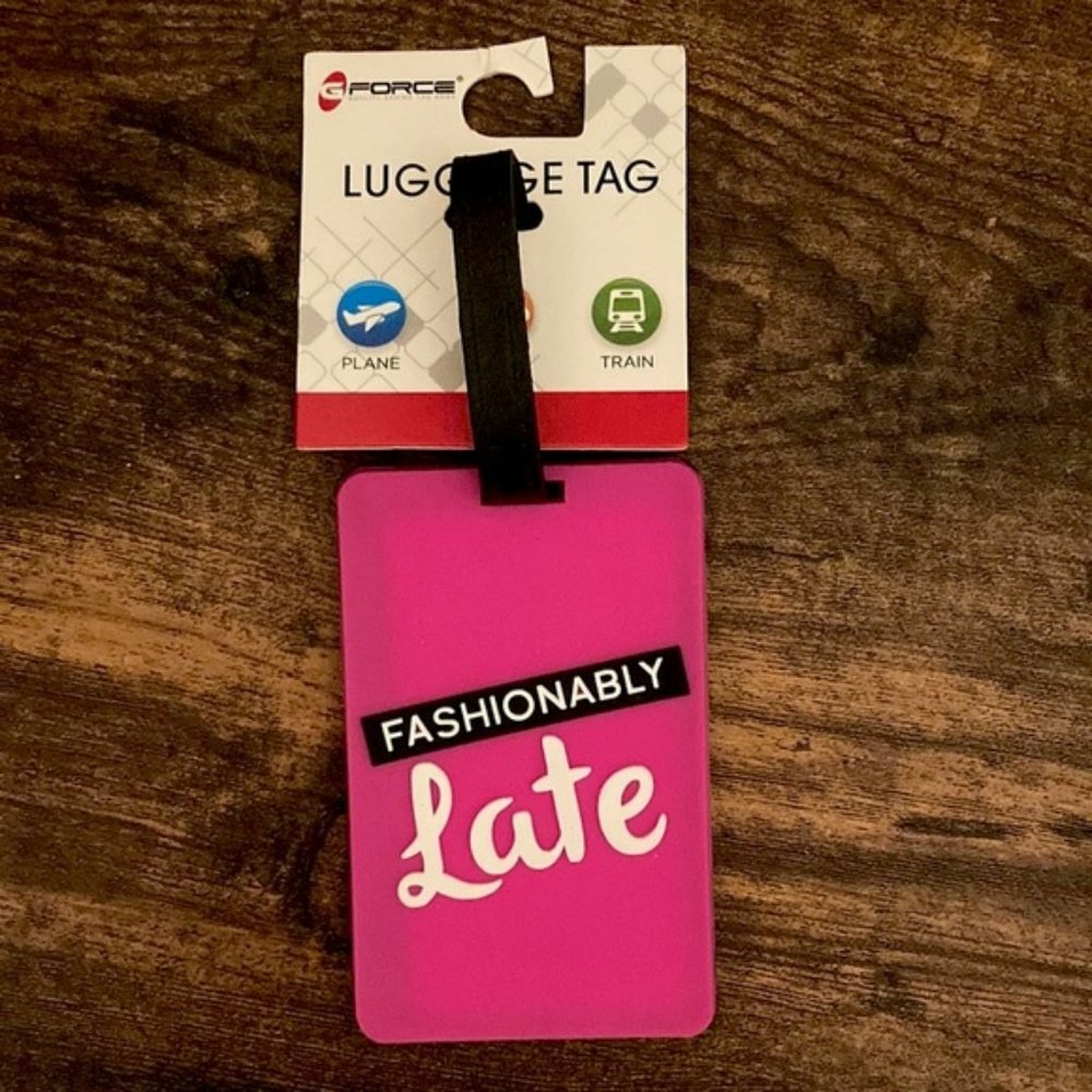 (1265) NWT - FUN - G Force Luggage tag